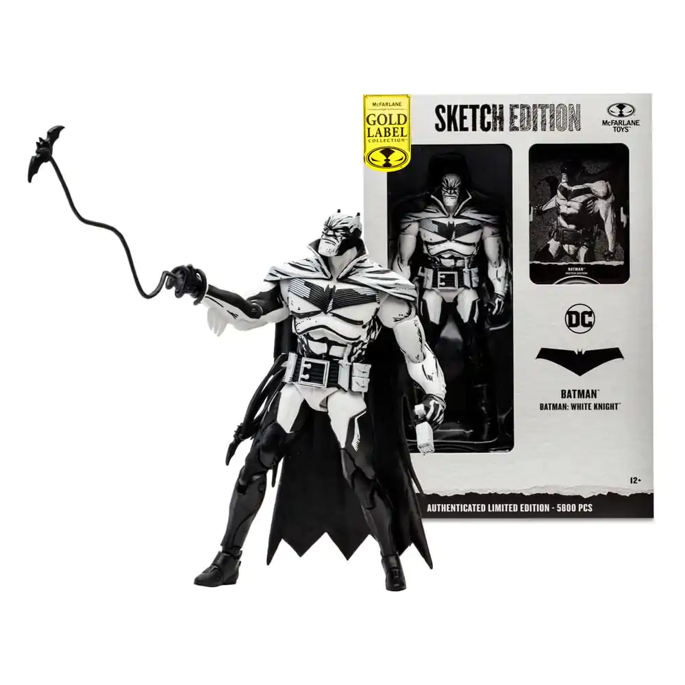 DC Multiverse Akcijska Figura Sketch Edition Batman (Batman: White Knight) (Gold Label) 18 cm fotografija izdelka