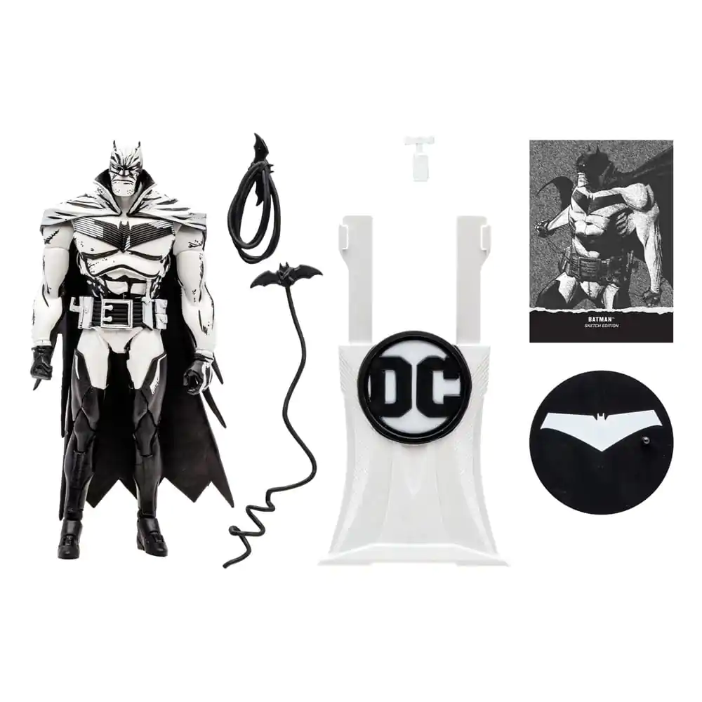 DC Multiverse Akcijska Figura Sketch Edition Batman (Batman: White Knight) (Gold Label) 18 cm fotografija izdelka