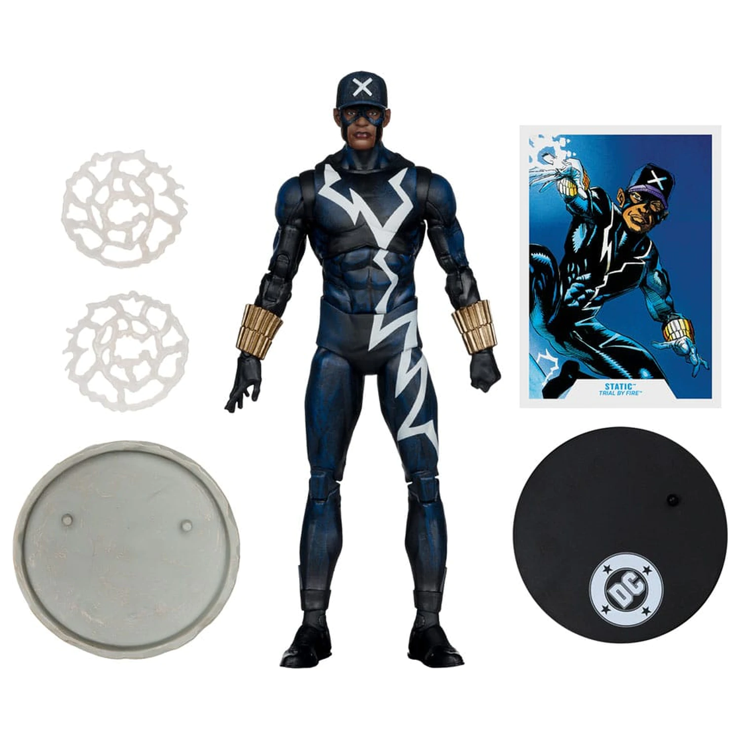 DC Multiverse akcijska figura Static Shock (Trial by Fire) (Gold Label) 18 cm fotografija izdelka