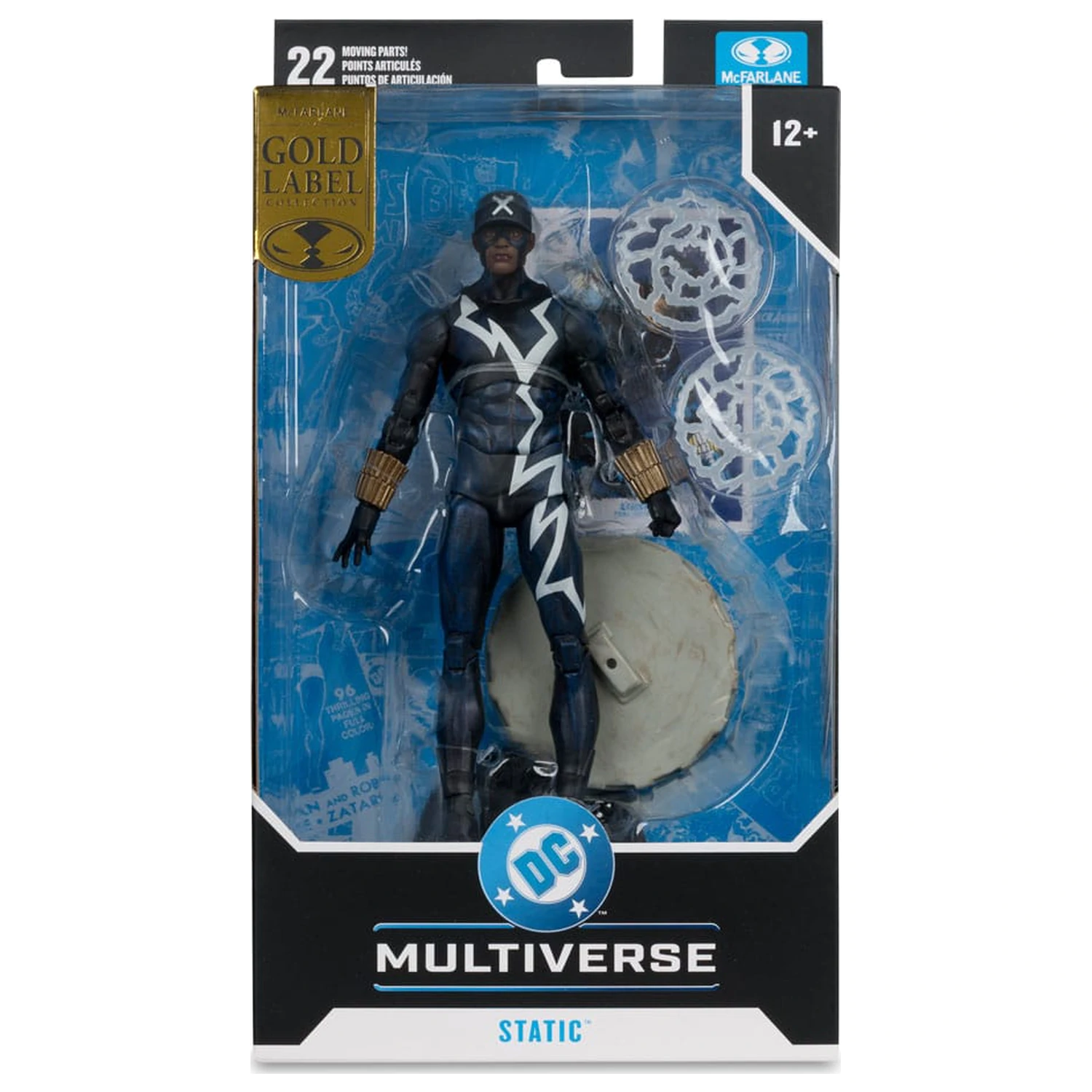 DC Multiverse akcijska figura Static Shock (Trial by Fire) (Gold Label) 18 cm fotografija izdelka