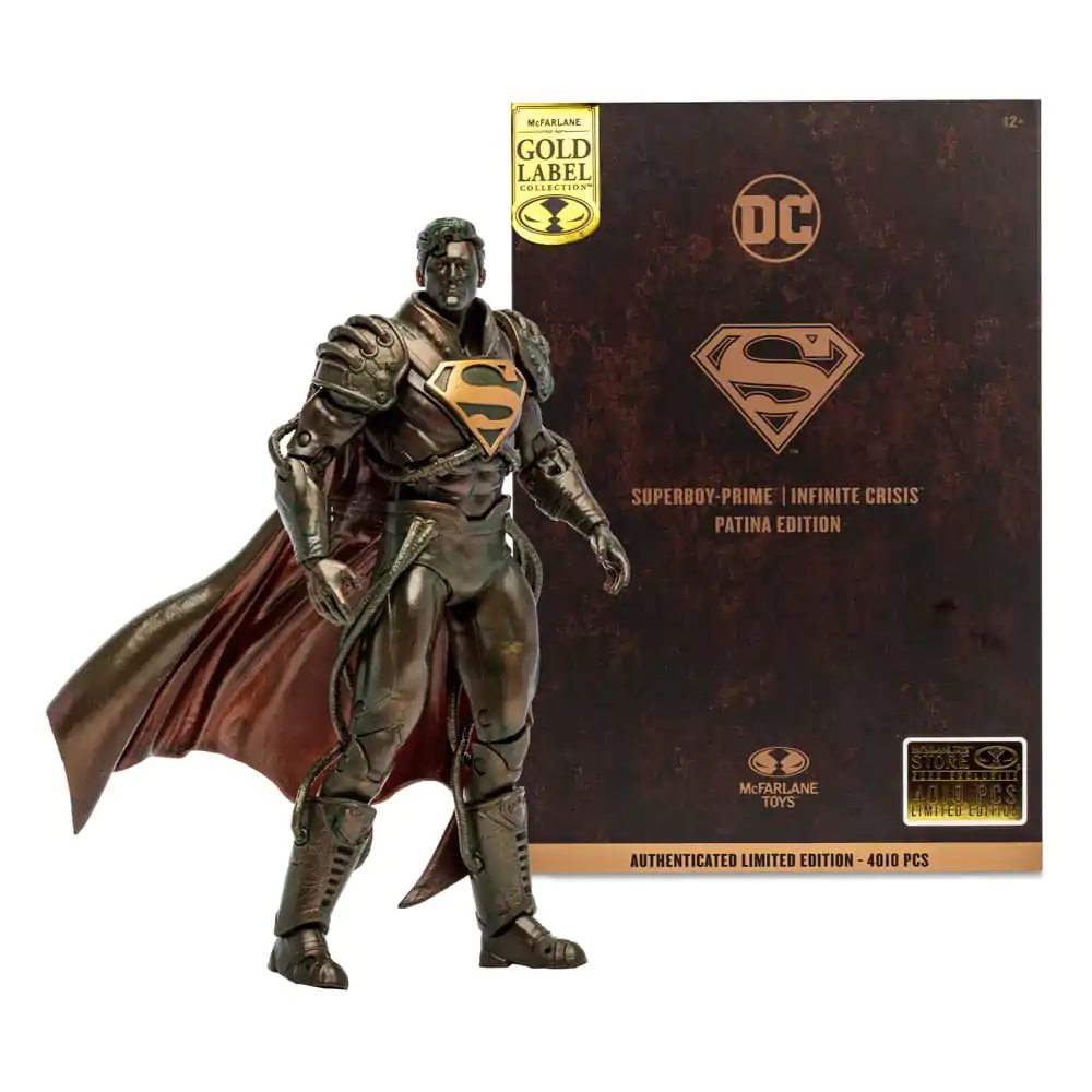 DC Multiverse Akcijska Figura Superboy Prime (Patina) (Gold Label) 18 cm fotografija izdelka