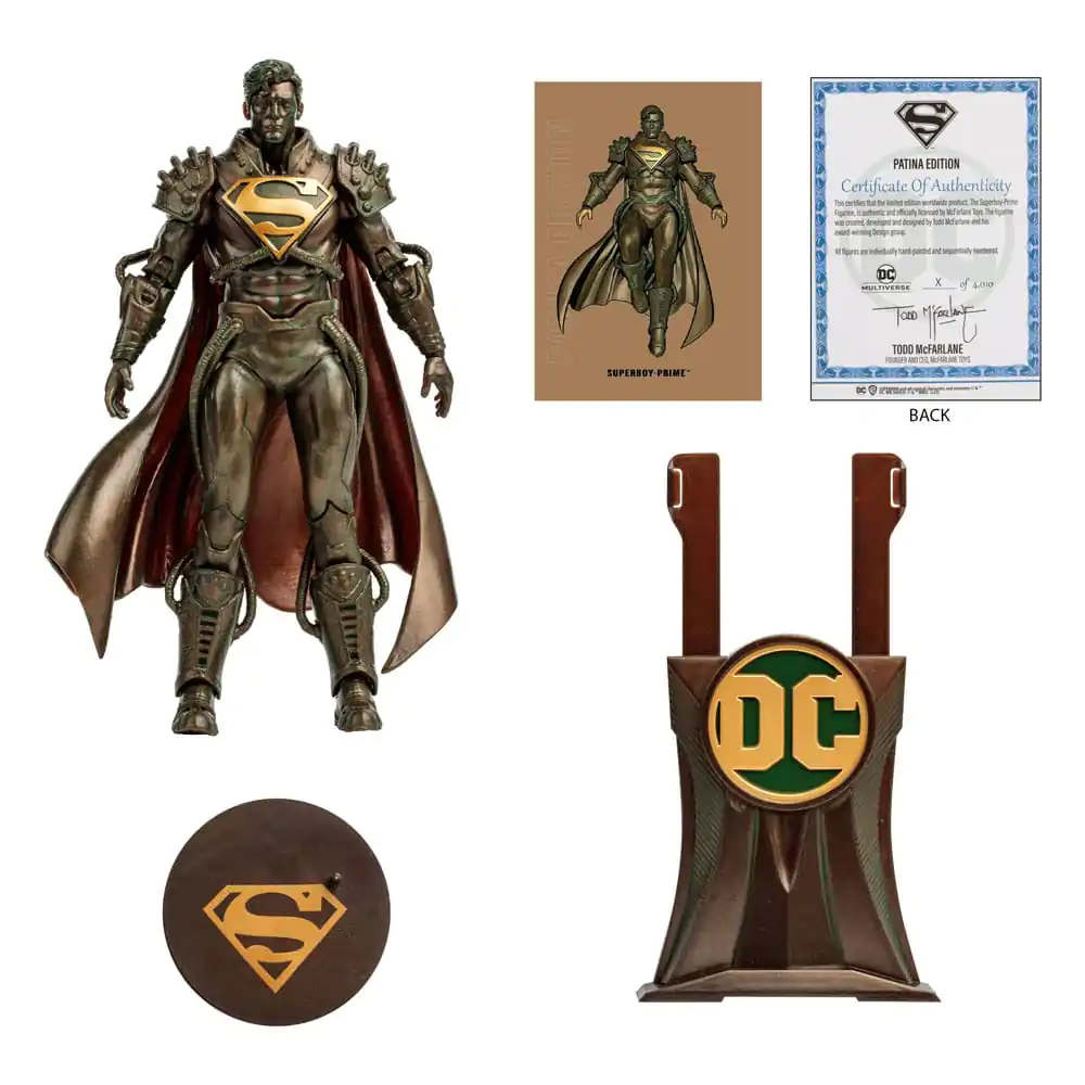 DC Multiverse Akcijska Figura Superboy Prime (Patina) (Gold Label) 18 cm fotografija izdelka