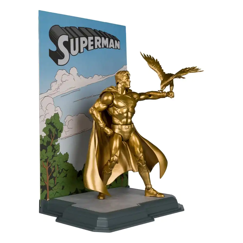 DC Multiverse akcijska figura Superman (Centennial Park Tribute Statue) Gold Label 18 cm fotografija izdelka