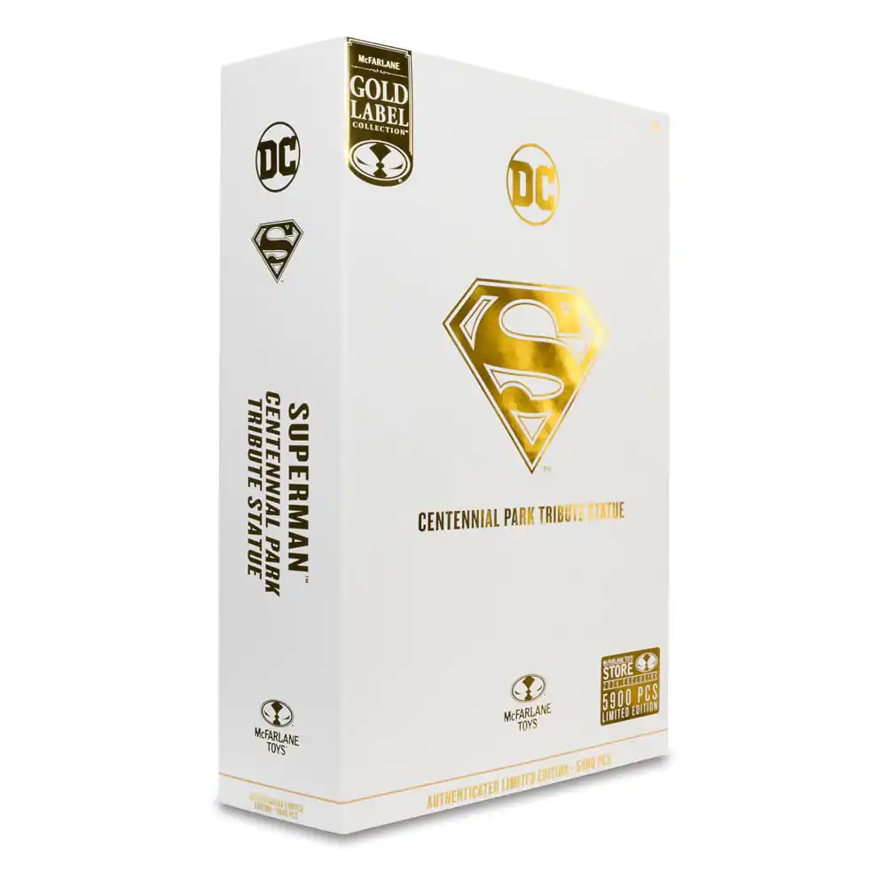 DC Multiverse akcijska figura Superman (Centennial Park Tribute Statue) Gold Label 18 cm fotografija izdelka