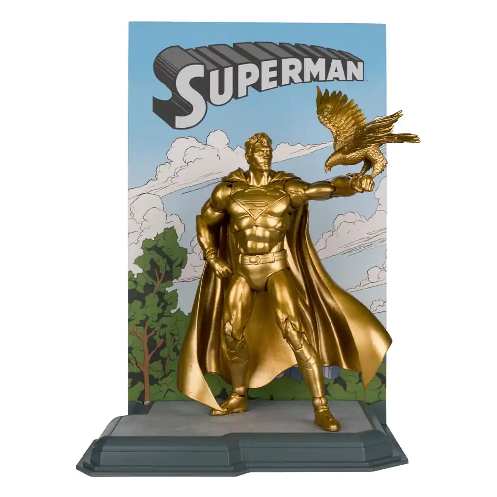 DC Multiverse akcijska figura Superman (Centennial Park Tribute Statue) Gold Label 18 cm fotografija izdelka