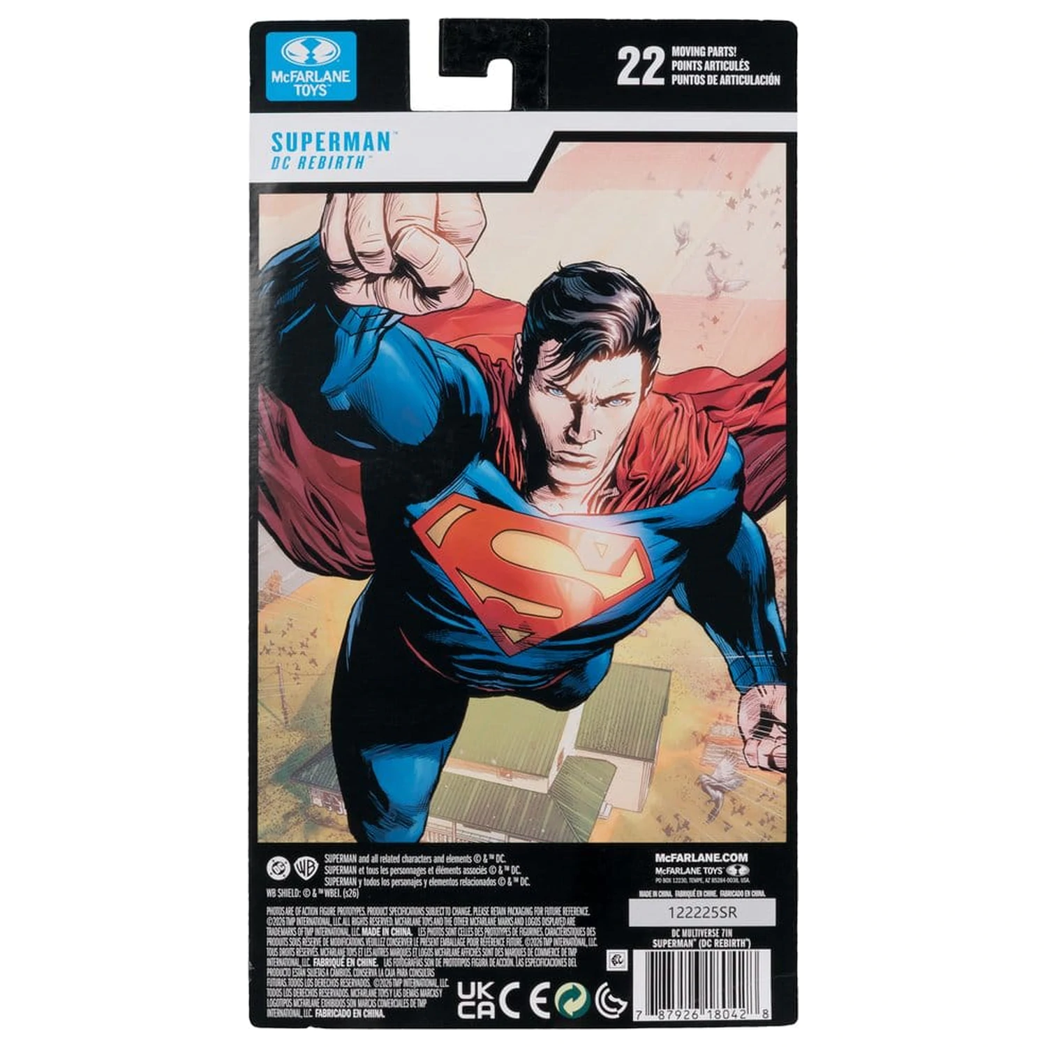 DC Multiverse Action Figure Superman (Rebirth) (Blister Card) 18 cm fotografija izdelka