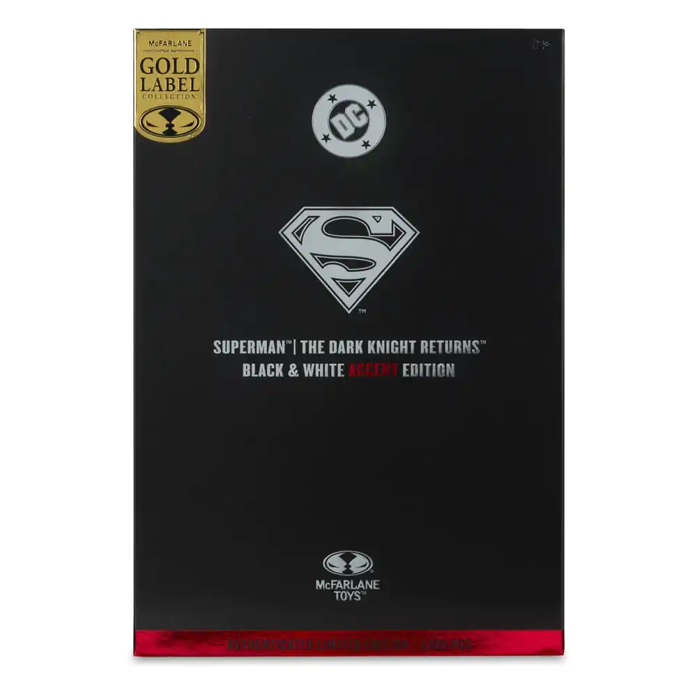 DC Multiverse akcijska figura Superman (The Dark Knight Returns) (Black & White Accent Edition) (Gold Label) 18 cm fotografija izdelka