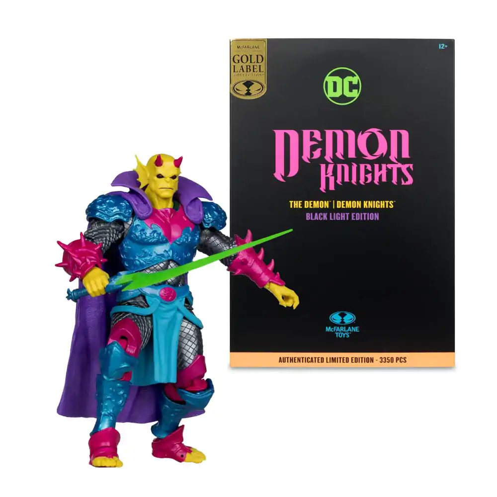 DC Multiverse Akcijska figura The Demon (Demon Knights) Black Light Edition (Gold Label) 18 centimetrov fotografija izdelka