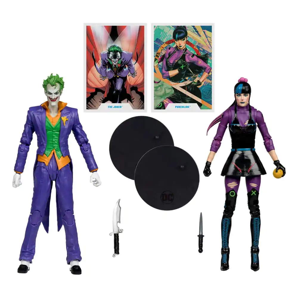 DC Multiverse akcijske figure, paket 2 figuric The Joker & Punchline 18 cm fotografija izdelka