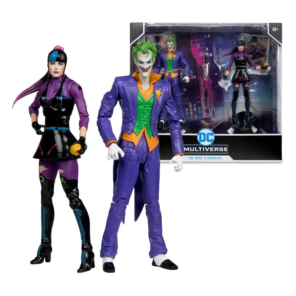 DC Multiverse akcijske figure, paket 2 figuric The Joker & Punchline 18 cm fotografija izdelka