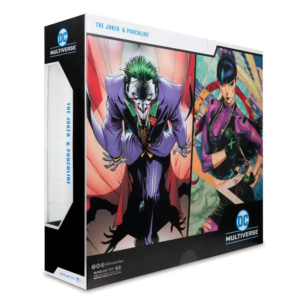 DC Multiverse akcijske figure, paket 2 figuric The Joker & Punchline 18 cm fotografija izdelka