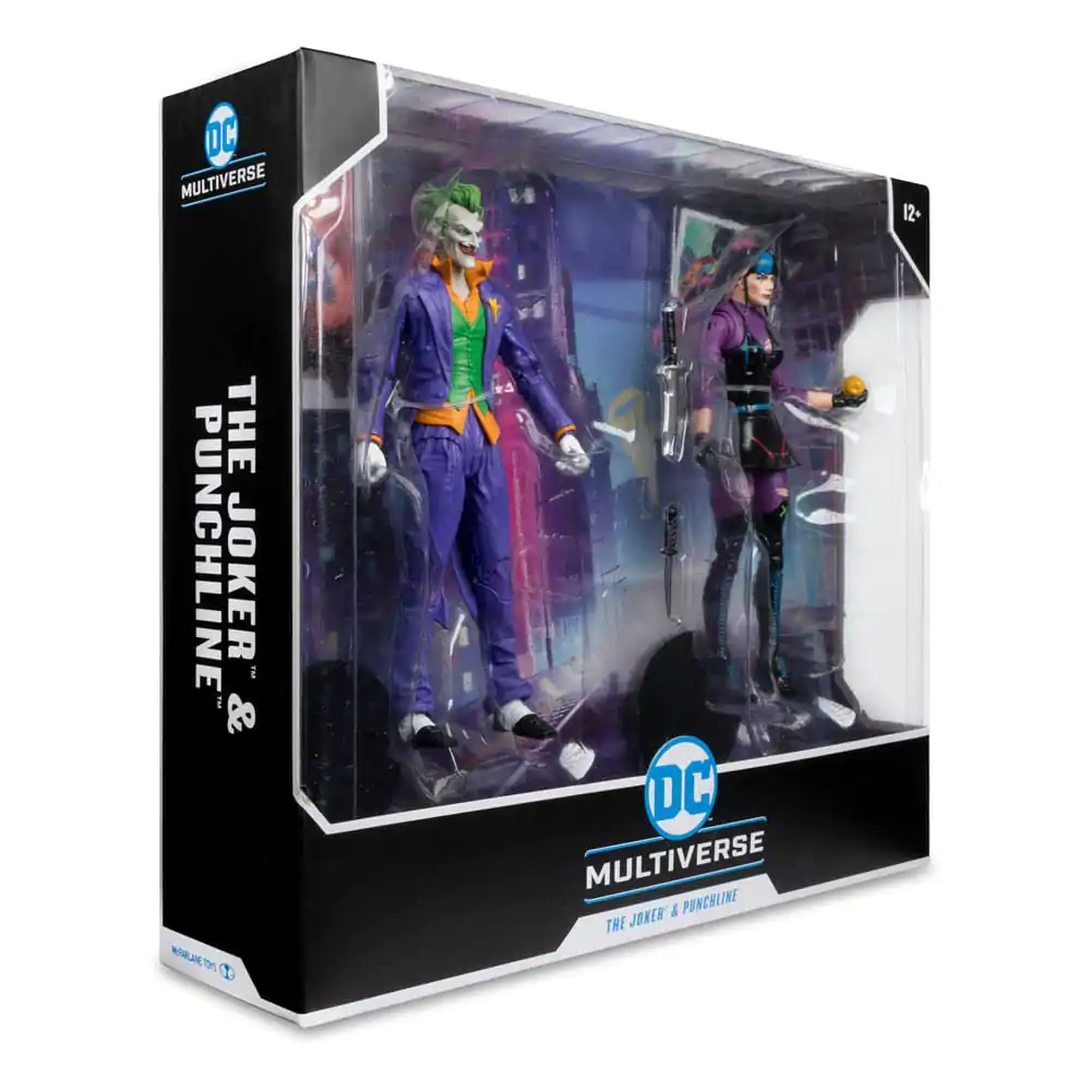 DC Multiverse akcijske figure, paket 2 figuric The Joker & Punchline 18 cm fotografija izdelka