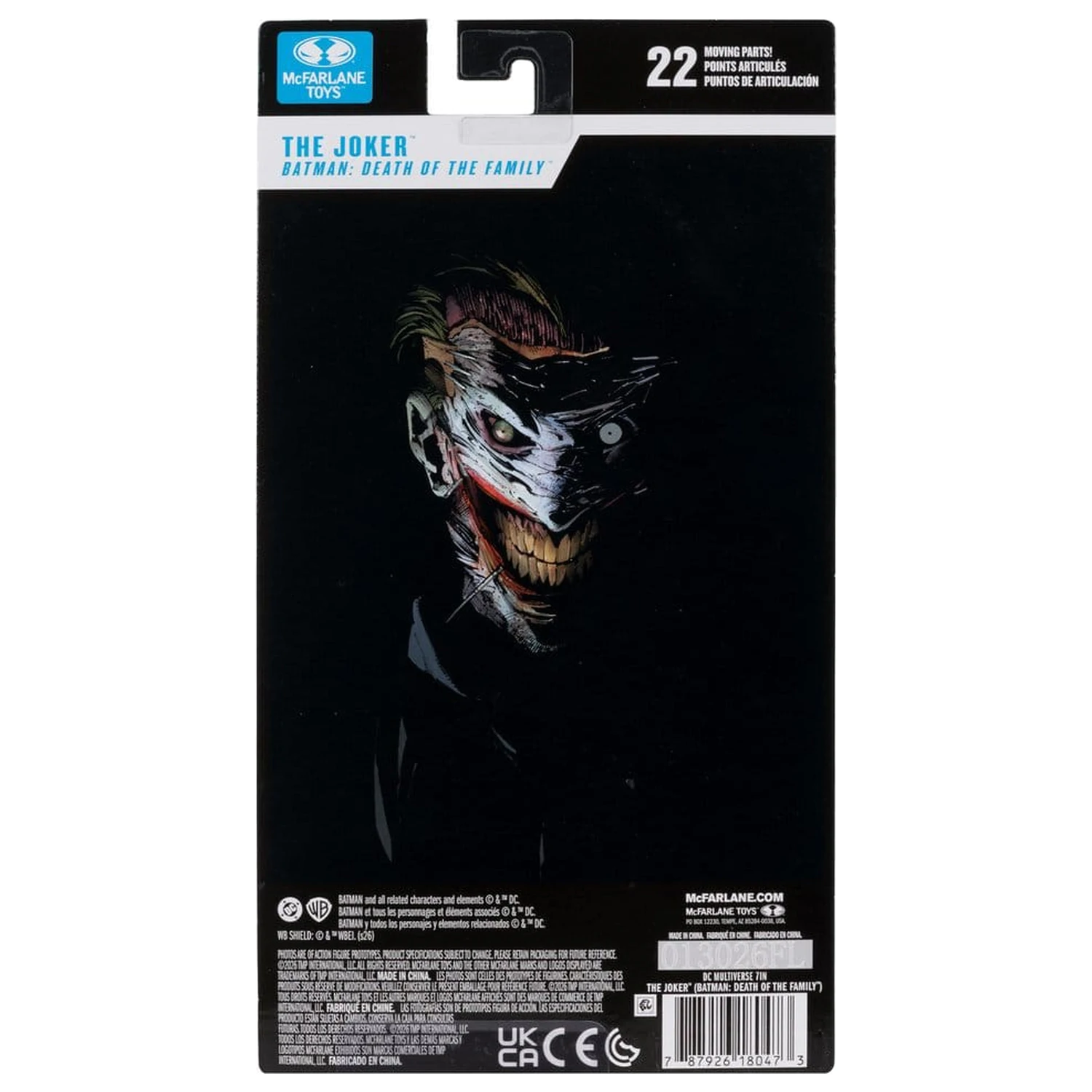 DC Multiverse Akcijska figura The Joker (Death of the Family) 18 cm fotografija izdelka