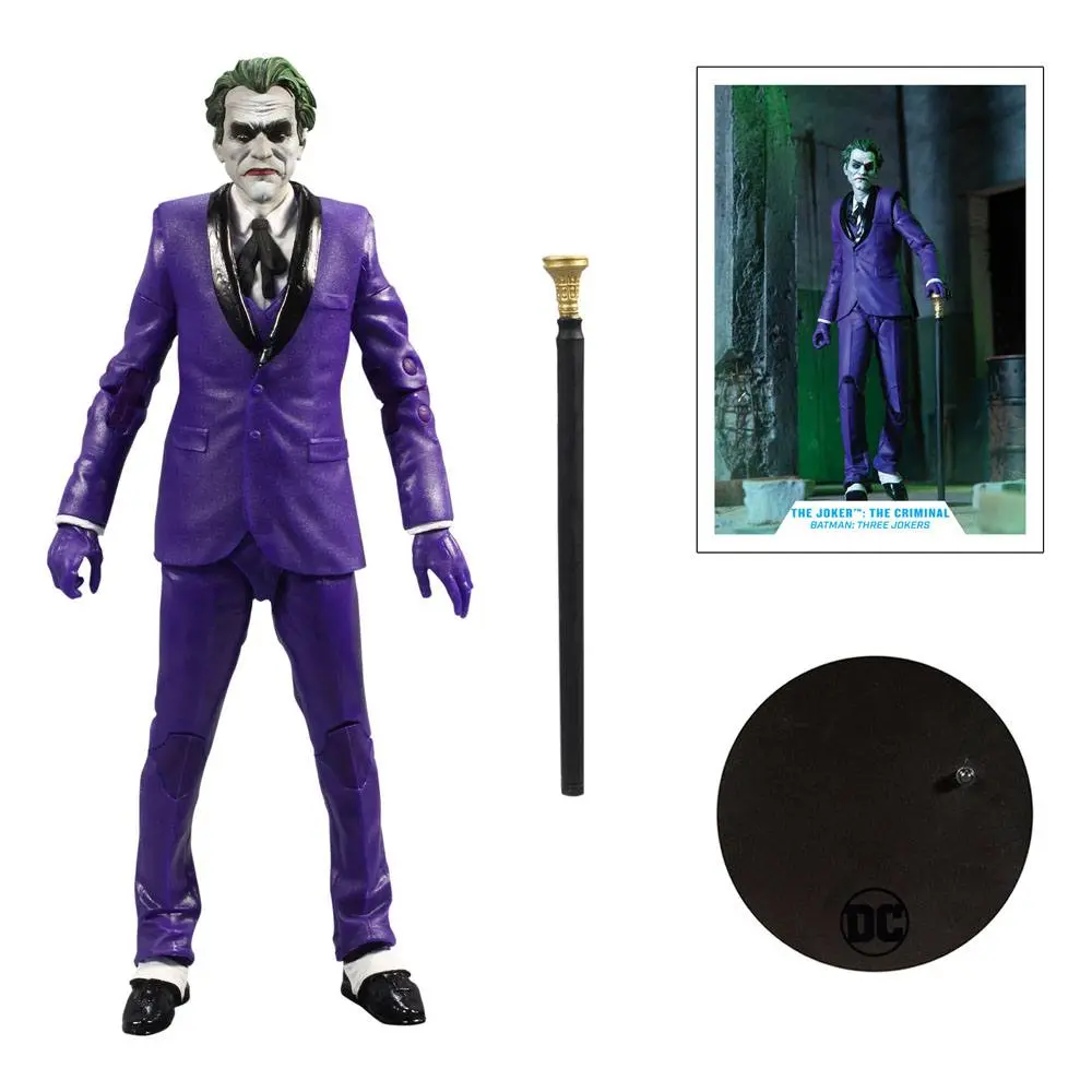 DC Multiverse akcijska figura The Joker: The Criminal (Batman: Three Jokers) 18 cm fotografija izdelka