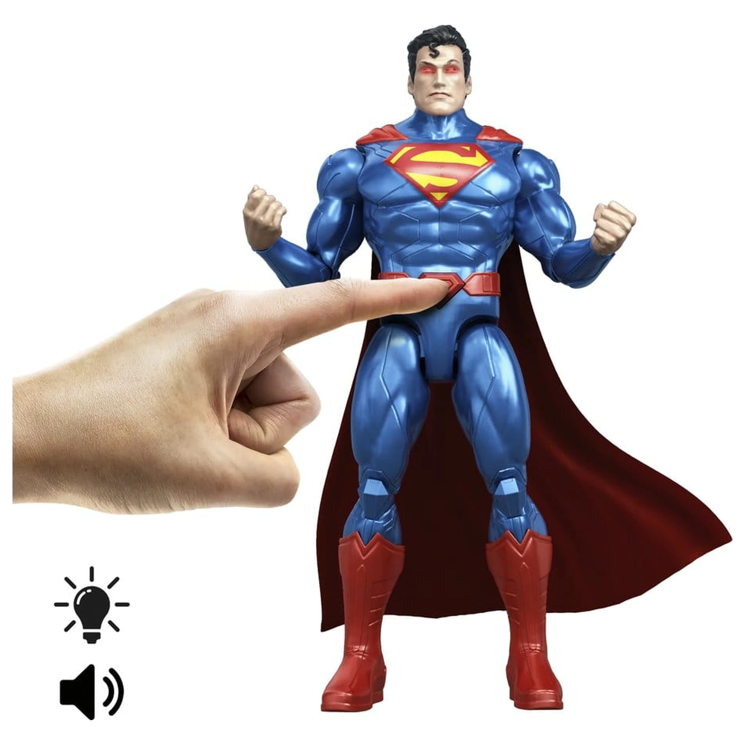 DC Premier Action Figure s zvokom in svetlobo Heat Vision Superman 16 cm fotografija izdelka