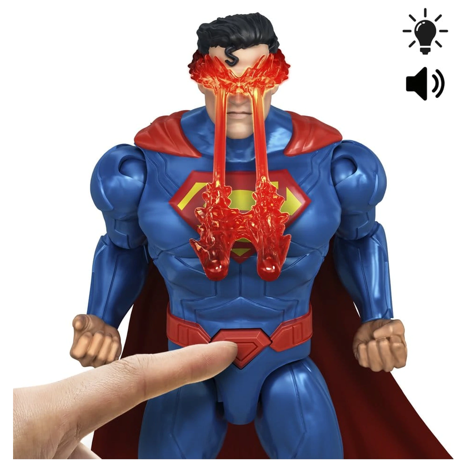 DC Premier Action Figure s zvokom in svetlobo Heat Vision Superman 16 cm fotografija izdelka