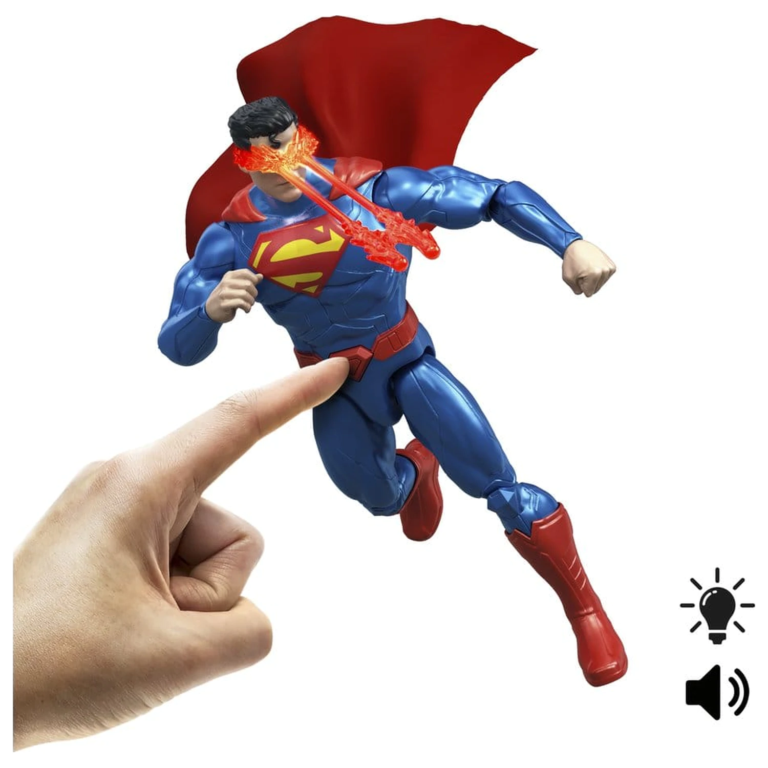 DC Premier Action Figure s zvokom in svetlobo Heat Vision Superman 16 cm fotografija izdelka