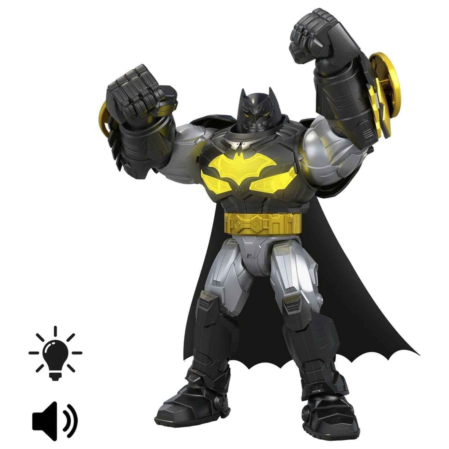 DC Premier akcijska figura z zvokom in lučjo Mecha Suit Batman 18 cm fotografija izdelka