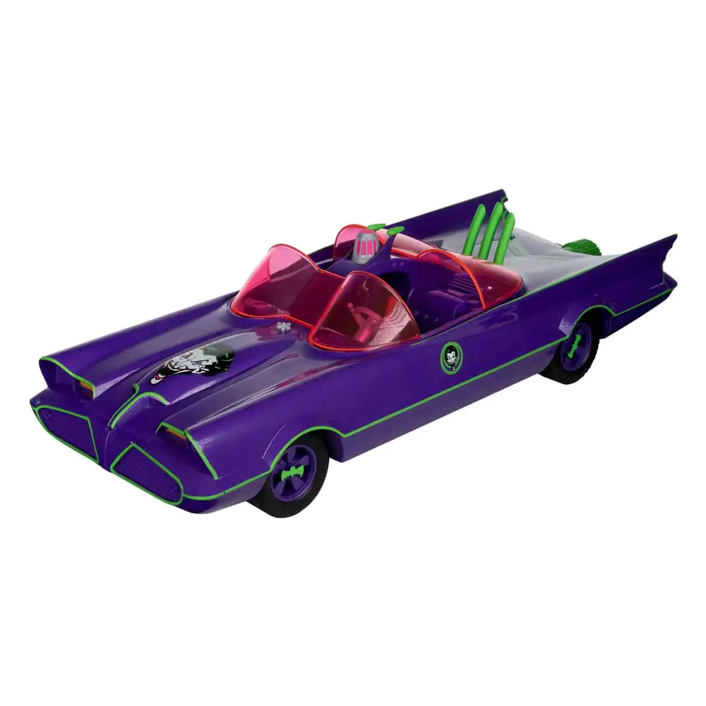 DC Retro akcijska figura Batman 66 Batmobil z Jokerjem (Gold Label) 15 cm fotografija izdelka