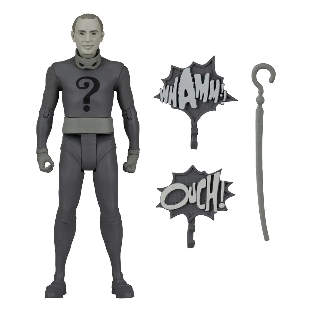 DC Retro Action Figura Batman 66 The Riddler (Black & White TV Variant) 15 cm fotografija izdelka