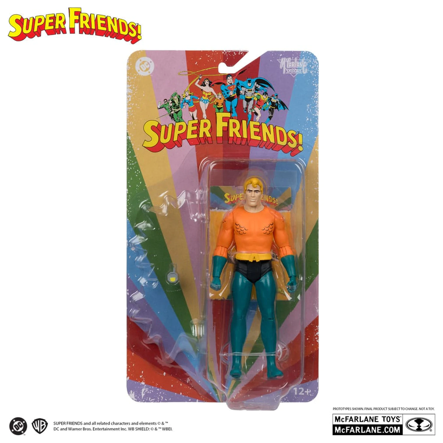 DC Retro Super Friends akcijska figura Aquaman 15 cm fotografija izdelka