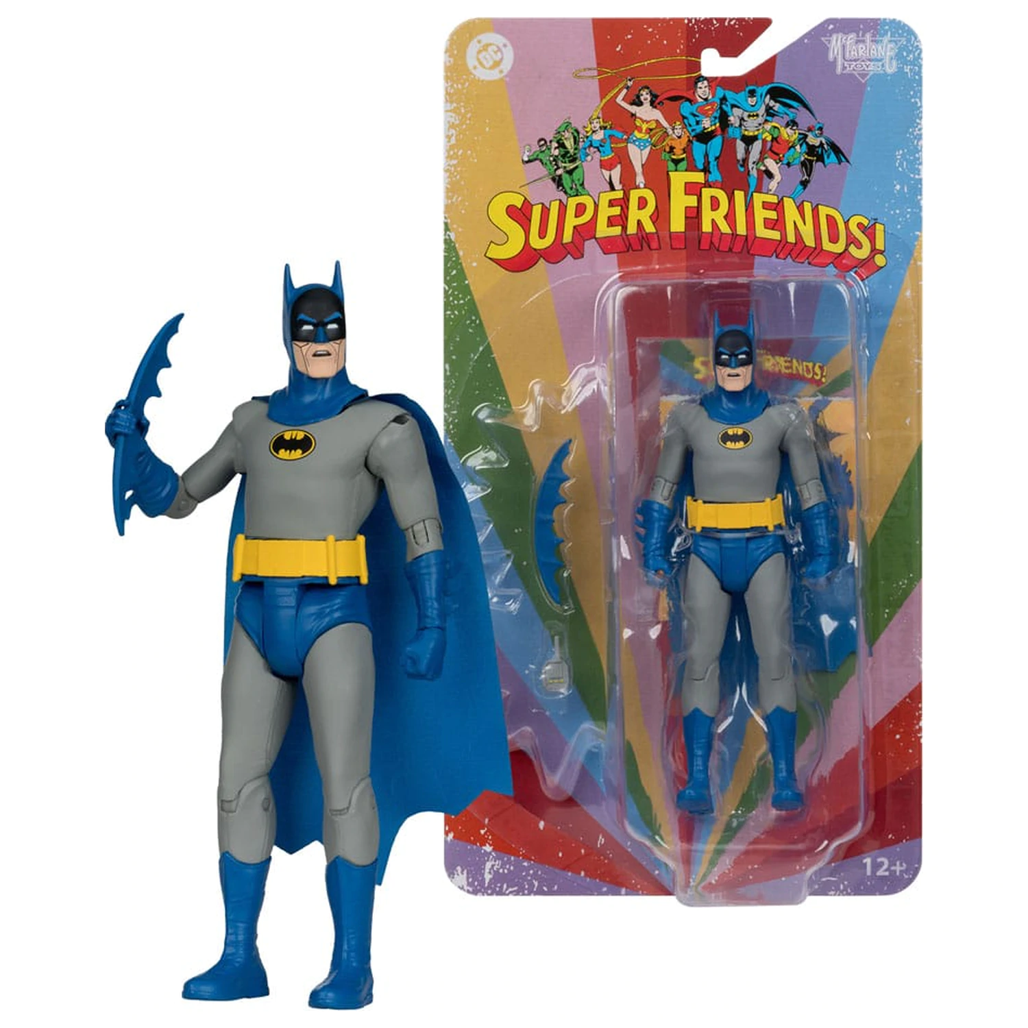 DC Retro Super Friends akcijska figura Bizarro Batman 15 cm fotografija izdelka