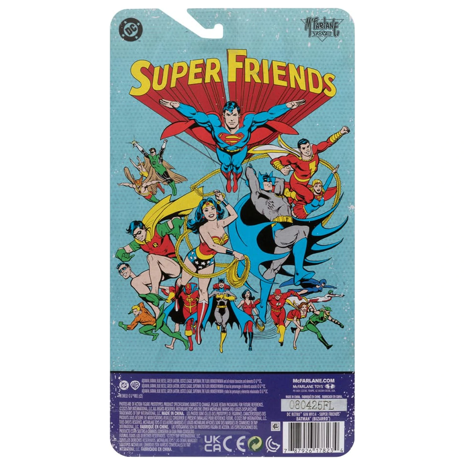 DC Retro Super Friends akcijska figura Bizarro Batman 15 cm fotografija izdelka