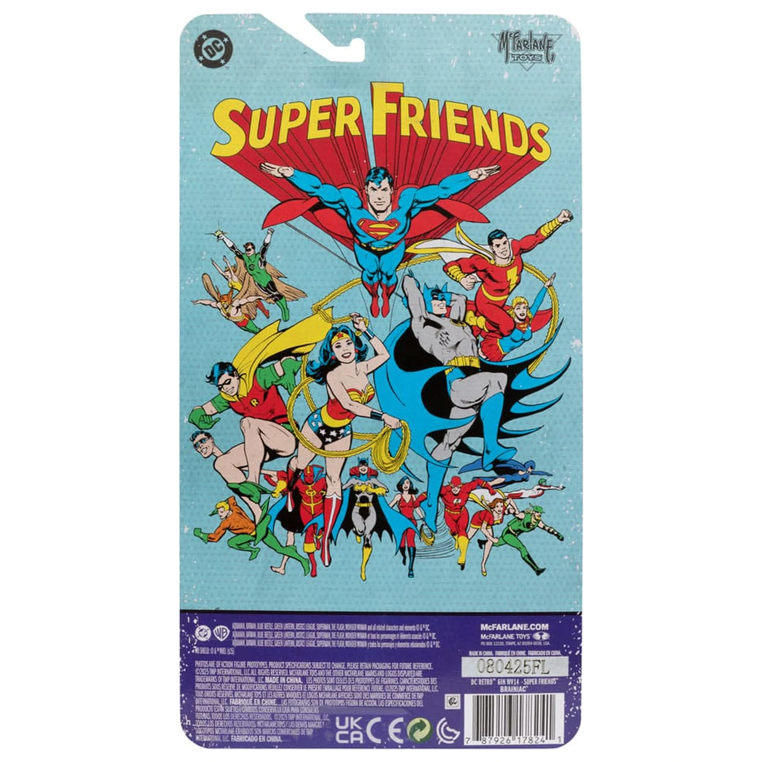 DC Retro Super Friends akcijska figura Brainiac 15 cm fotografija izdelka