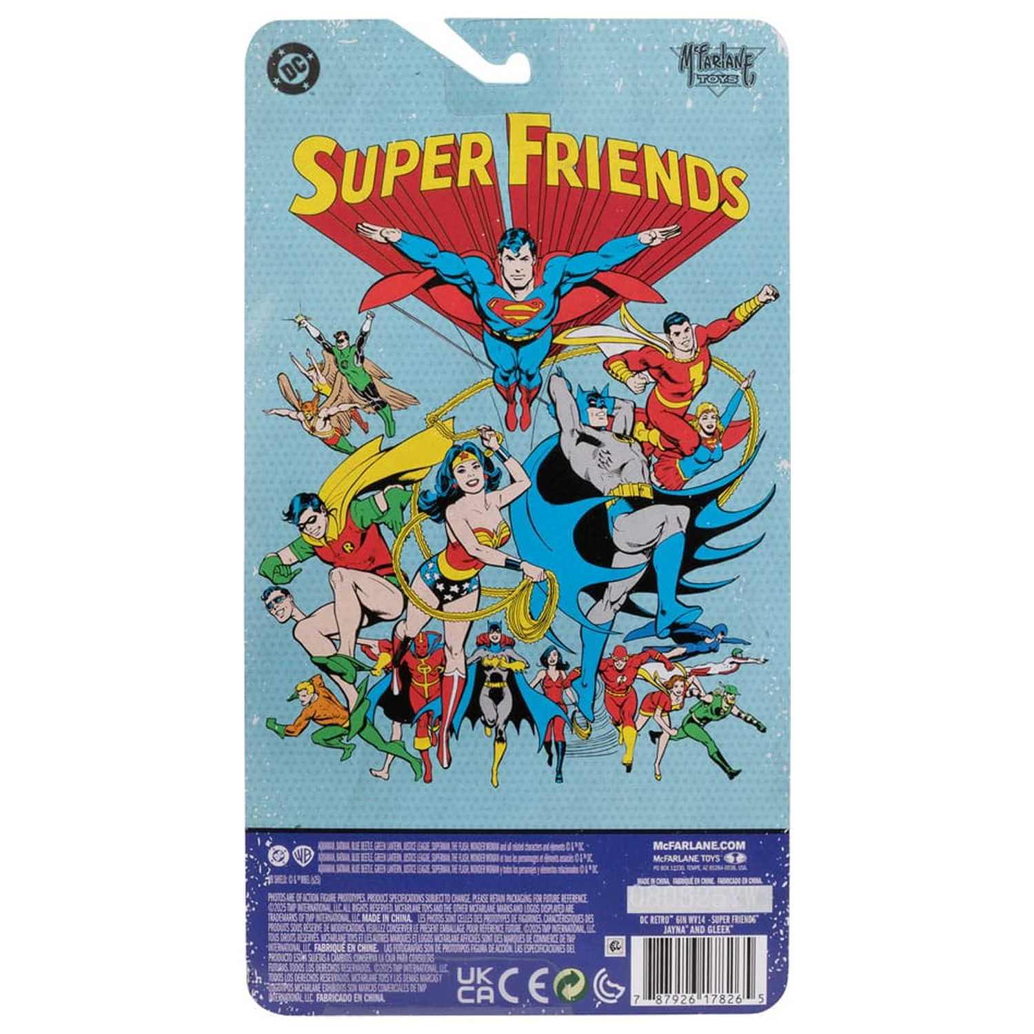 DC Retro Super Friends akcijska figura Jayna & Gleek (Red Platinum Edition) 15 cm fotografija izdelka