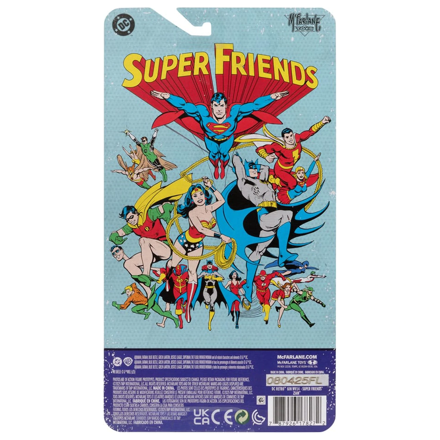 DC Retro Super Friends akcijska figura Zan 15 cm fotografija izdelka