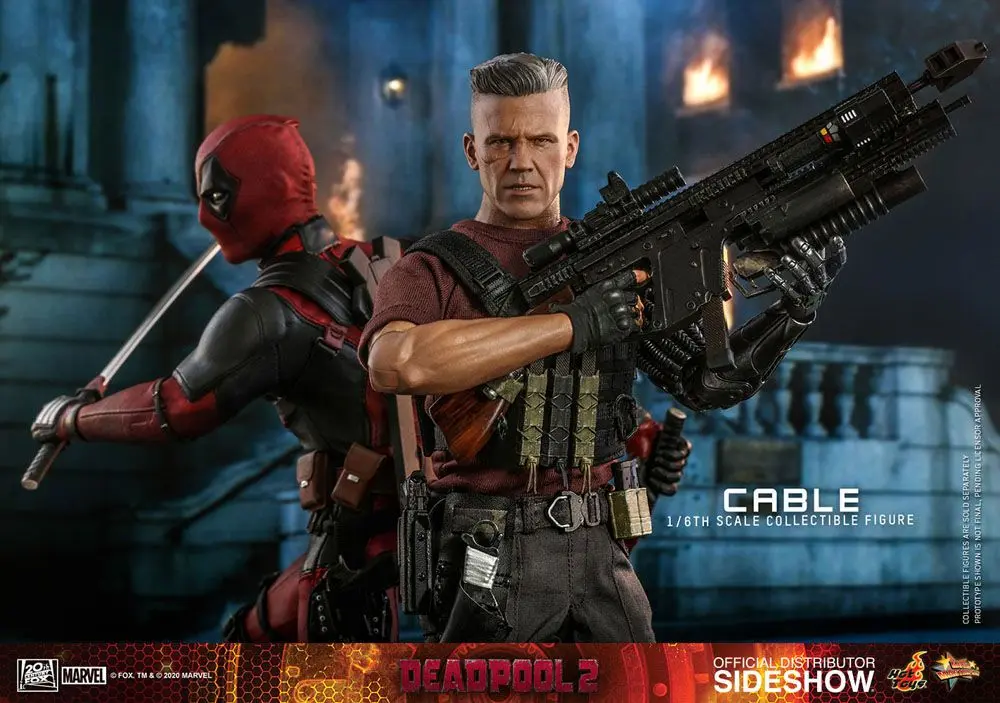 Deadpool 2 Movie Masterpiece akcijska figura 1/6 Cable 30 cm fotografija izdelka