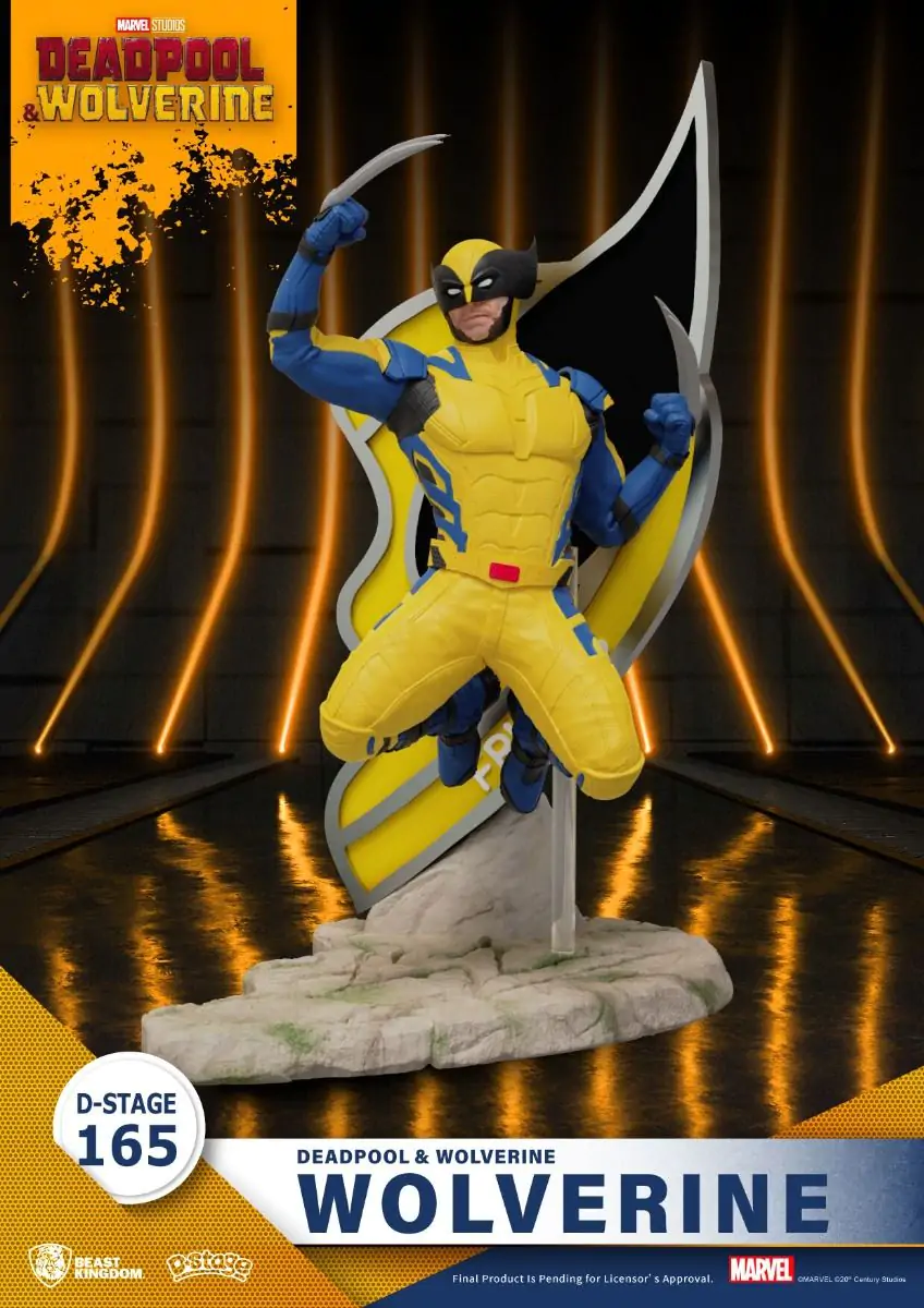 Deadpool 3 D-Stage PVC Diorama Wolverine 16 cm fotografija izdelka