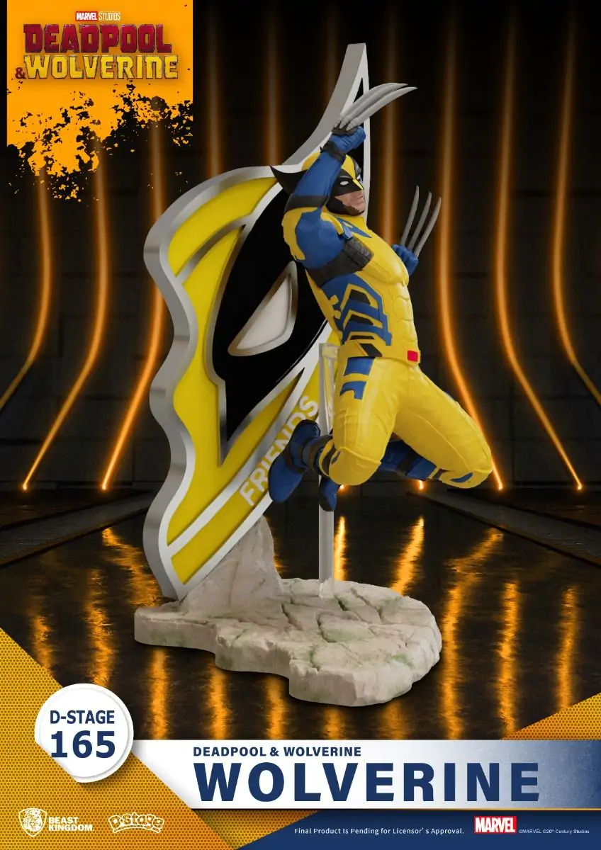 Deadpool 3 D-Stage PVC Diorama Wolverine 16 cm fotografija izdelka