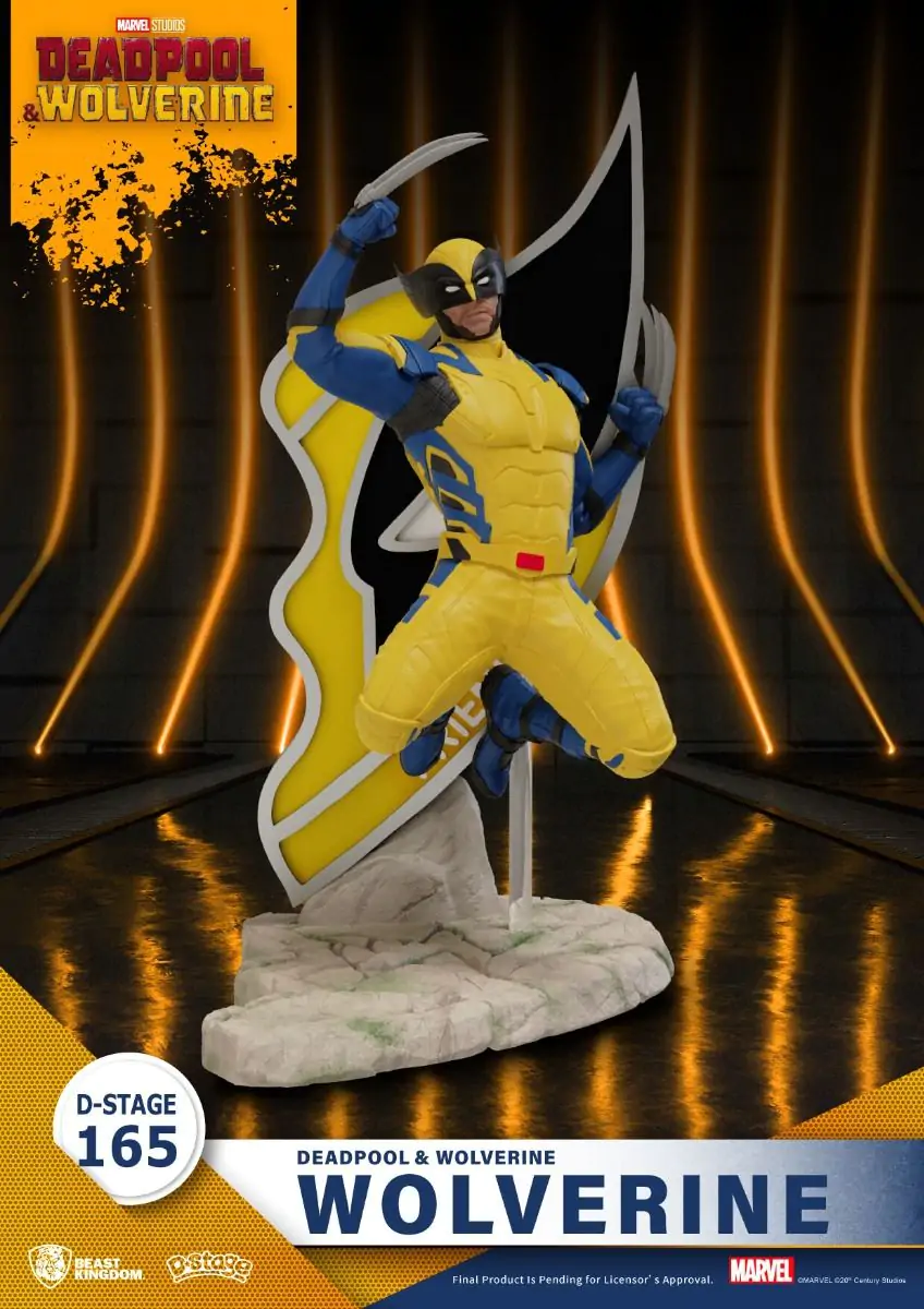 Deadpool 3 D-Stage PVC Diorama Wolverine 16 cm fotografija izdelka