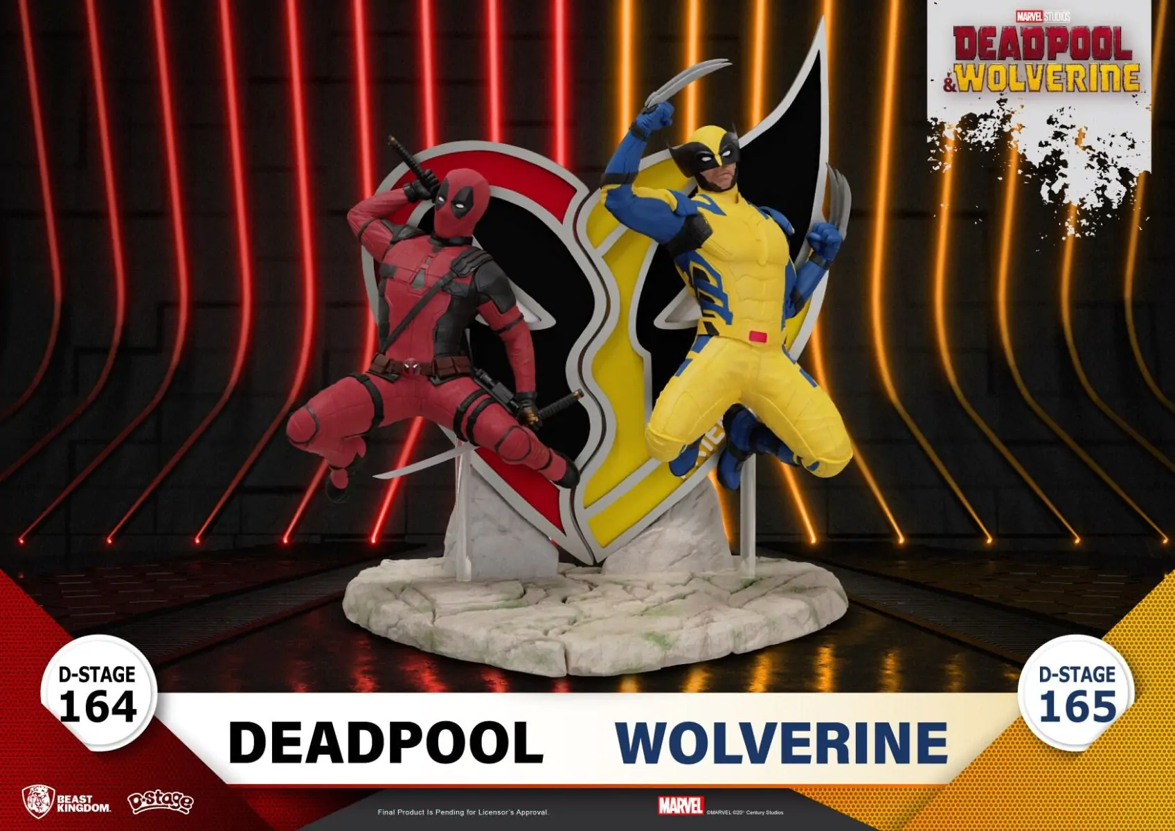 Deadpool 3 D-Stage PVC Diorama Wolverine 16 cm fotografija izdelka