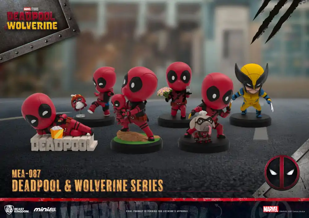 Deadpool 3 Deadpool & Wolverine Series Mini Egg Attack Figurice Komplet 8 cm fotografija izdelka