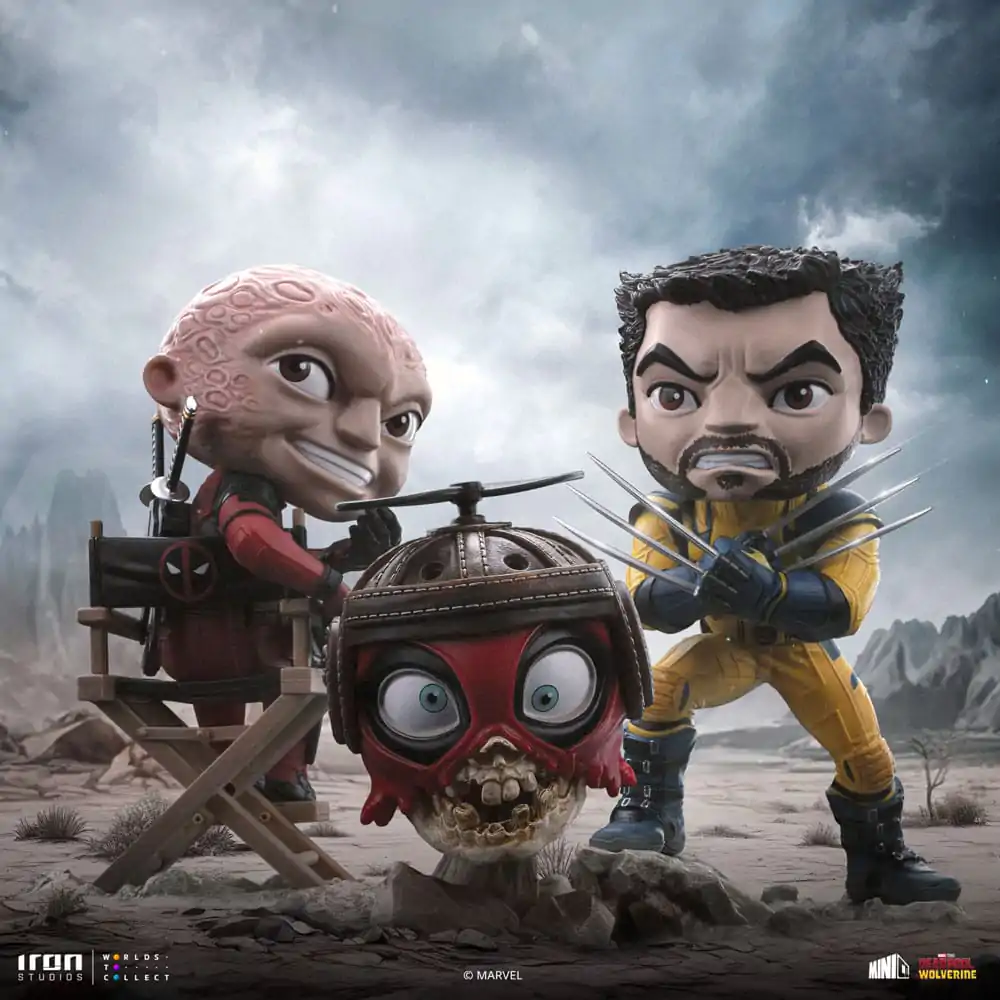 Deadpool & Wolverine Mini Co. PVC Figura Deadpool and Wolverine set Unmasked 14 cm fotografija izdelka