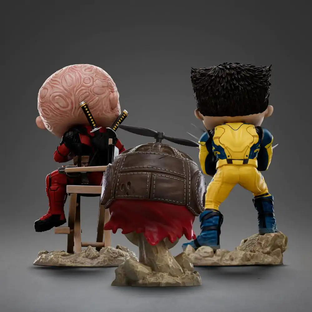 Deadpool & Wolverine Mini Co. PVC Figura Deadpool Unmasked 13 cm fotografija izdelka