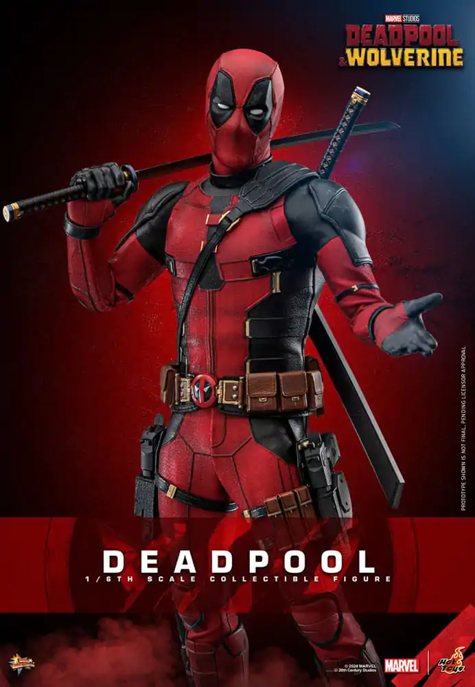 Deadpool & Wolverine Movie Masterpiece Akcijska Figura 1/6 Deadpool 31 cm fotografija izdelka