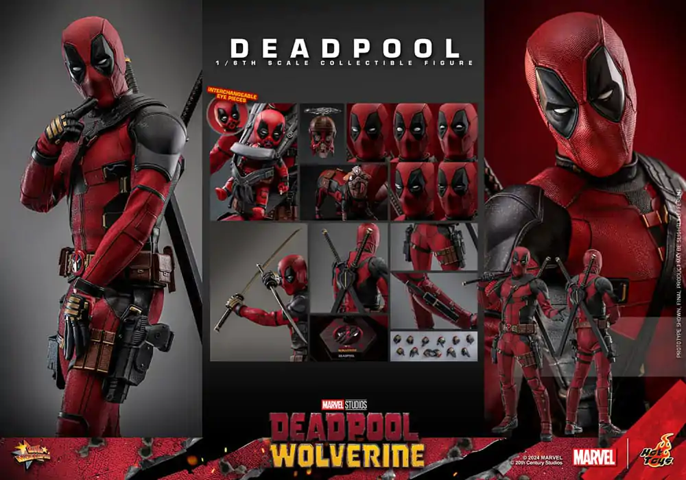 Deadpool & Wolverine Movie Masterpiece Akcijska Figura 1/6 Deadpool 31 cm fotografija izdelka