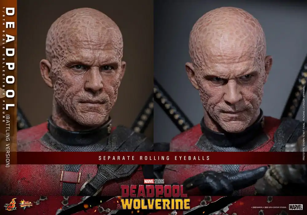 Deadpool & Wolverine Movie Masterpiece akcijska figura 1/6 Deadpool (Battling Version) 31 cm fotografija izdelka