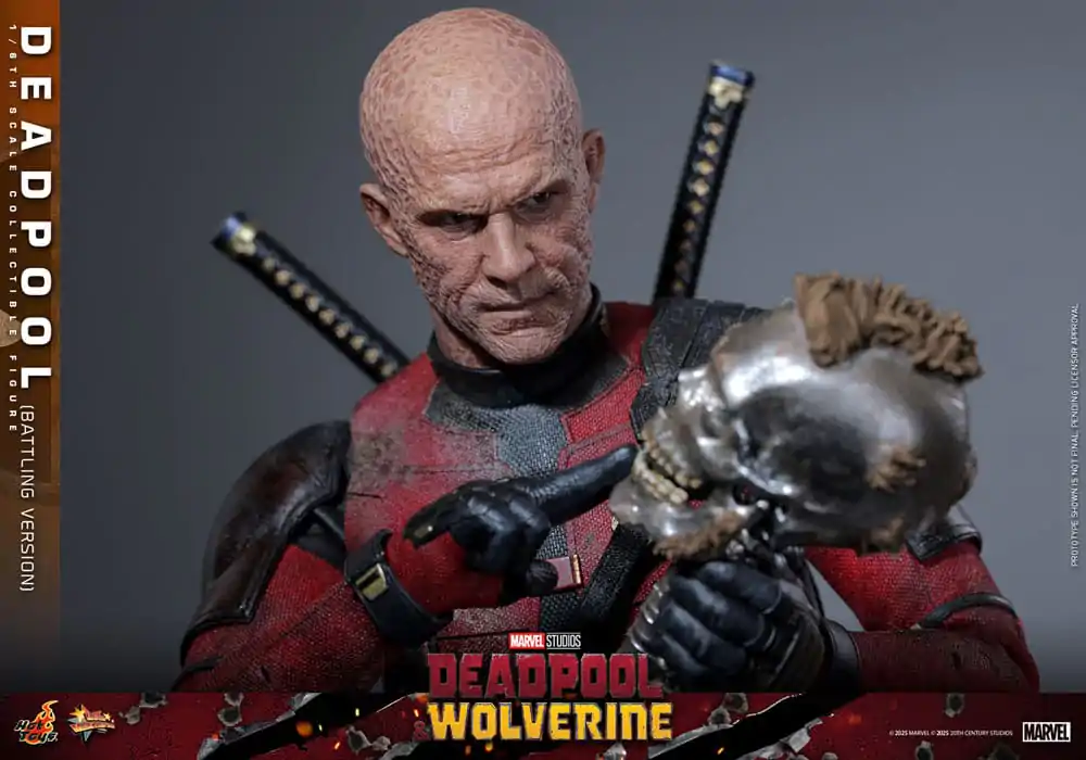 Deadpool & Wolverine Movie Masterpiece akcijska figura 1/6 Deadpool (Battling Version) 31 cm fotografija izdelka