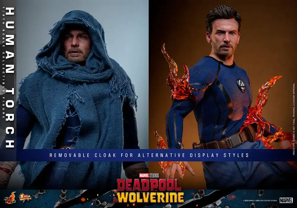 Deadpool & Wolverine Movie Masterpiece akcijska figura 1/6 Human Torch 31 cm fotografija izdelka