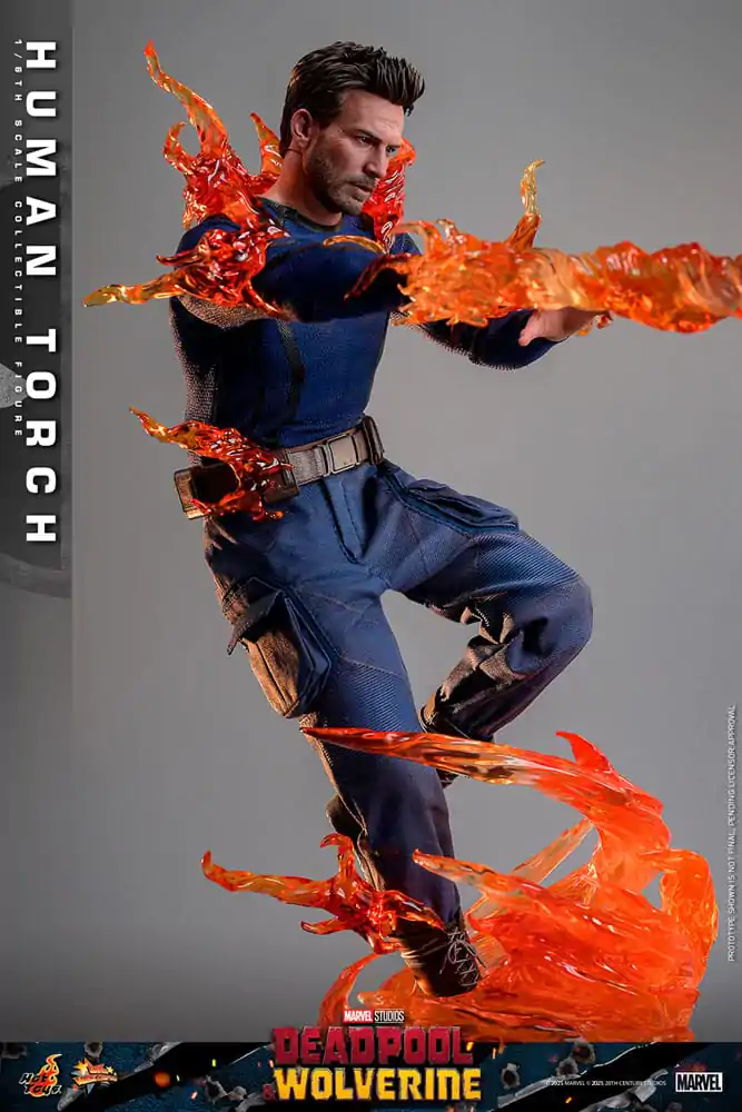 Deadpool & Wolverine Movie Masterpiece akcijska figura 1/6 Human Torch 31 cm fotografija izdelka