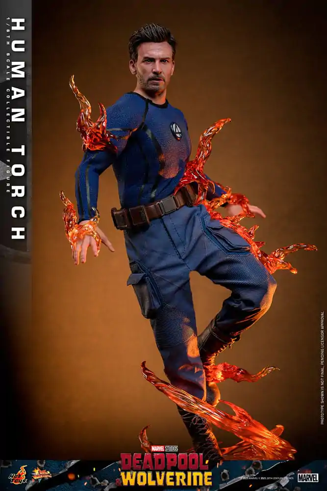 Deadpool & Wolverine Movie Masterpiece akcijska figura 1/6 Human Torch 31 cm fotografija izdelka