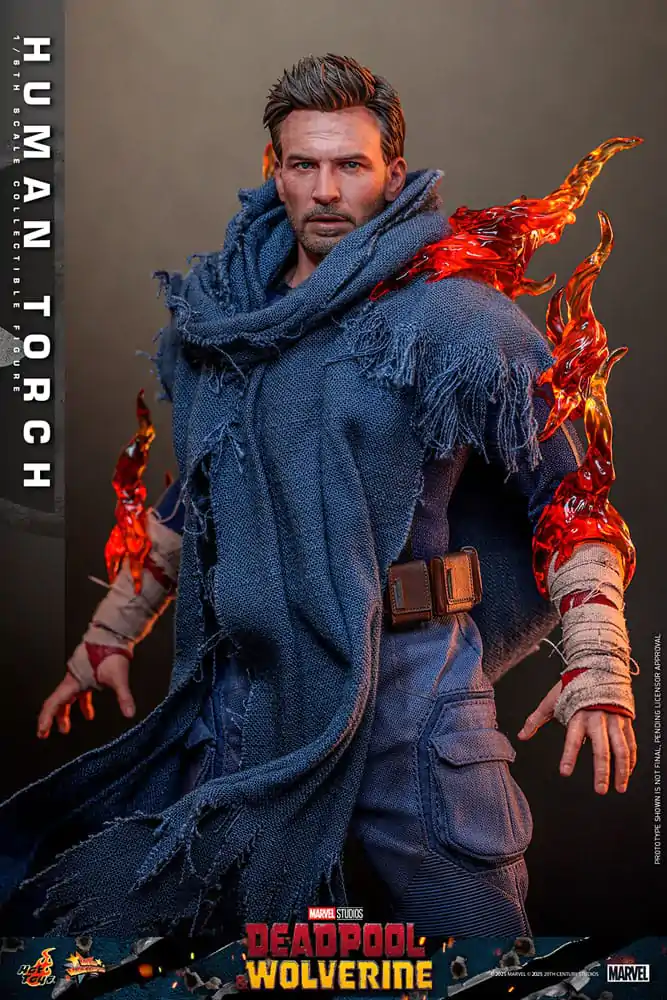 Deadpool & Wolverine Movie Masterpiece akcijska figura 1/6 Human Torch 31 cm fotografija izdelka