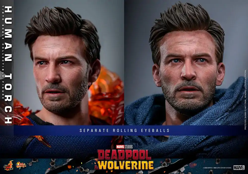 Deadpool & Wolverine Movie Masterpiece akcijska figura 1/6 Human Torch 31 cm fotografija izdelka