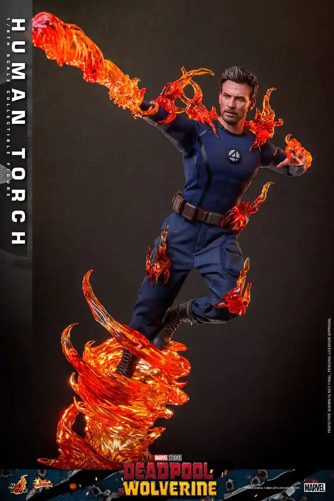 Deadpool & Wolverine Movie Masterpiece akcijska figura 1/6 Human Torch 31 cm fotografija izdelka