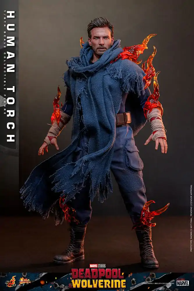 Deadpool & Wolverine Movie Masterpiece akcijska figura 1/6 Human Torch 31 cm fotografija izdelka