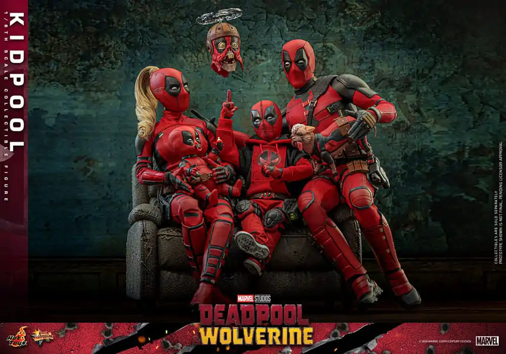 Deadpool & Wolverine Movie Masterpiece Akcijska figura 1/6 Kidpool 22 cm fotografija izdelka